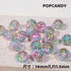 Acessórios de Contas Pintados à Mão Material Contas Pop Candy Atmosfera Contas Soltas DIY Feitas à Mão Multicor Dopamina Corrente para Celular