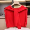 Chal de hombro para primavera y otoño, cuello falso de moda de alta gama, bufanda de suéter de punto cálida para proteger el cuello en otoño e invierno para mujer