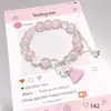 Explosões Super Fada Mori Cristal Lua Pulseira Feminina Design de Nicho Estudante Joker Cor Doce Pulseira de Namorada