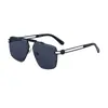 [Personalizado] Gafas de Sol de Moda Cuadradas Europeas y Americanas para Hombre, Estilo Retro Elegante de Moda Protección Solar para Exteriores para Hombre Transfronterizo