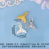 Accesorios de Plata de Ley 999 Serie 3D Sirena Mariposa Hada Varita Colgante de Collar DIY Pulsera Accesorios de Joyería Venta al por Mayor