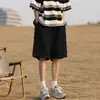 Shorts de Mezclilla Retro Americanos para Hombre Moda de Verano Marca Estilo Japonés CityBoy Holgados Rectos Pantalones Casuales para Niños