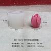 Vela Perfumada Manshan Estéreo Flor de Tulipa Aroma Rosa Decoração de Bolo Fondant Chocolate Molde de Silicone