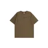 Camiseta Masculina de Verão Metersbonwe Nova Tendência Estilo Americano Estampa de Letras Gola Redonda Solta Respirável Manga Curta