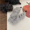 Pinza de Plátano Elegante de Malla Plisada Estilo Coreano para Cola de Caballo Alta 2025 Nueva Horquilla para Mujeres para Mostrar Volumen del Cabello en la Parte Posterior de la Cabeza Pinza de Giro