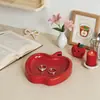 Molde de Silicona con Forma de Fruta Zongbo Manzana Pera Bandeja de Almacenamiento Molde para Adorno de Yeso de Aromaterapia