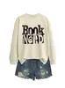 Nerd de Libros Amazon Ebay Estación Independiente Moda Elegante Casual Nueva Sudadera Camiseta Básica para Mujer Otoño e Invierno