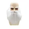 Barba Branca de Vovô para Halloween Barba de Papai Noel Sobrancelhas Barba Reta Barba Branca Sobrancelhas Fantasia de Personagem