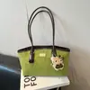 Bolsa de Ombro Texturizada Nova Outono 2025 Moda Feminina Bolsa de Axila Feminina Casual Cor Sólida Grande Capacidade Bolsa Feminina Tendência