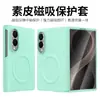Adecuado para funda de teléfono Samsung Z Fold 8 Wide, protección completa con protección de bisagra, cubierta protectora Z Fold 8 Wide, funda de succión magnética con película integrada