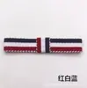 Suministro en stock del fabricante: Cinta de Accesorios de Moño de 1 cm Estilo Coreano de un Solo Lado, Cinta de Poliéster DIY Estilo Británico en Blanco y Negro