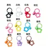 Chaveiro Anel de Livro Sino Pentagrama Transparente Colorido Pingente Artesanal DIY Figura de Miçangas Perler Ornamento Acessório