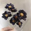 Flor de Campanilla de Plata Hecha a Mano Flor Seca Adornos Estilo Ins Decoración Artística Pequeña Fresca Flor de Ciruelo Pequeña Campana de Viento Flor de Ciruelo Decoración del Hogar