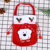 Bolsa de Manzana Regalo de Navidad Jardín de Niños Envoltura de Regalo Bolsa de Dulces Creativa Tela Cepillada Decoración Navideña Bolsa Tote