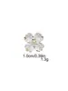 Botões de Cobre com Zircônia Casaco Suéter Vestido Decoração de Roupa Botões Costurados à Mão Acessórios DIY Botões de Alto Padrão Zircônia