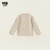 Ropa para Niños Yingsibao, Playeras para Niños Huzhou Zhili, Camisetas Básicas de Otoño, Ropa de Manga Larga para Niñas Mayores