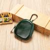 Monedero retro de cuero pequeño y lindo, multifuncional, bolsa para audífonos, mini cartera con cremallera al por mayor