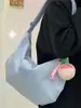 Bolso de Hombro Japonés de Alto Valor Estético, Gran Capacidad, para Mujer, Bolso Casual Tipo Dumpling para Estudiantes Universitarios, Adecuado para Clase y Viajes, Bolso Cruzado