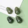 Contas Espaçadoras de Jade Hetian Água Clara Natural Flor de Lótus Cadeado Ruyi Fio Vermelho Contas Soltas Acessórios para Pulseira Colar DIY Feito à Mão