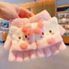 Guantes de Medio Dedo para Bebé Otoño e Invierno Cálidos para Bebé Tejidos de Punto Abatibles Dedos Descubiertos Dedos de Niña Dibujos Animados Lindos Medio Dedo
