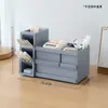 Novo Porta-Canetas, Luxo Leve e de Alta Qualidade, Caixa Organizadora Tipo Gaveta para Mesa de Estudante, Caixa de Armazenamento de Borracha para Papelaria em Formato de Casa Pequena