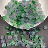 Jade quartzo rocha Jade flutuante roxo verde flor solta contas flutuantes flor Jade com contas DIY acessórios pulseira colar masculino e feminino
