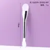 Ferramenta de Aplicação de Máscara Facial Pincel de Silicone para Máscara Facial Cabeça Dupla com Espátula Bastão para Film Fácil de Limpar Pincel para Máscara de Argila