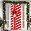 Cubierta de puerta del Grinch Navideño transfronteriza, decoración de puerta principal, colgante de puerta exterior para fiesta navideña, bandera feliz de monstruo navideño