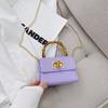 Bolsa de Mano de Gelatina de Bambú Beneficio de Transmisión en Vivo Verano 2025 Bolso Pequeño Cuadrado Patrón de Cocodrilo Bolso Cruzado Mini Celebridad de Internet para Mujer