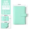 Estilo K de Ins Estilo Bloc de Notas de Hojas Sueltas, Diario de Registro Multifuncional Simple y Lindo A5A6 Ledger con Corazón Girly