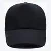 Gorra de publicidad de poliéster liso hebilla metálica gorra de cinco paneles sombrero unisex se puede imprimir texto gorra de trabajo color sólido versátil