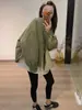 Jaqueta Feminina Acolchoada de Gola Redonda com Botões Únicos Estilo Coreano 2026 Outono/Inverno Nova Versátil Emagrecedora Petite Tendência Algodão