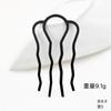 Herramienta para el cabello de aleación simple para niña peine de cuatro dientes artefacto para el cabello peine de siete dientes clip en forma de U directo de fábrica transfronterizo