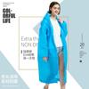 Impermeable Eva Grueso No Desechable Portátil Adulto Hombres y Mujeres Viaje Exterior Impermeable Largo Poncho Cuerpo Completo Grueso