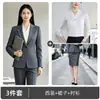 Traje Formal de Entrevista de Mujer Nuevo de Ajuste Delgado para Primavera y Otoño 2026 Ropa de Trabajo Formal de Alta Gama Gris