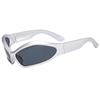 Moda Futura 68167 Moda Retro Gafas de Sol Coloridas Coreanas Europeas y Americanas Calle Forma Especial Gafas de Sol Resistentes a los Rayos UV