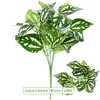 Pared de Plantas Verdes pared de plantas artificiales césped artificial fondo tridimensional flor decorativa biónica tapete de césped artificial falso de plástico