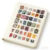 Pegatinas del alfabeto inglés, números y símbolos para diarios, libretas y álbumes de recortes de estudiantes - materiales básicos de collage y pegatinas decorativas