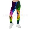 Pantalones de Yoga de Verano Finos para Niñas Transfronterizos Europeos y Americanos Leggings de Ropa Exterior Infantil Estampados 3D Pantalones Ajustados para Niños Grandes