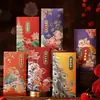 Novos Envelopes Vermelhos Criativos Estilo Chinês para o Ano Novo de 2026 com Design Chinês Tradicional para o Ano Novo, Pacote Vermelho Universal de Mil Yuan
