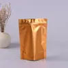Bolsas de Empaque Coloridas con Recubrimiento de Aluminio, Bolsas de Pie de Papel de Aluminio para Alimentos, Bolsas Escarchadas Auto-Sellables, Bolsas Selladoras para Snacks y Frutos Secos, Venta al por Mayor Transfronteriza