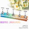 Soporte para uñas japonés para práctica de arte de uñas, soporte para uñas con base de diamante, piezas de arcilla para uñas, estante de práctica para exhibición de trabajos de arte de uñas de barro