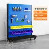 Placa para Pendurar Ferramentas com Furo Quadrado Espesso Prateleira de Ferramentas para Oficina Prateleira de Armazenamento Prateleira de Materiais Prateleira de Exibição de Ferragens Gancho