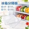 Hebilla de compartimento puerta lateral estante de almacenamiento clip divisor de refrigerador divisor pequeño almacenamiento lateral clip de partición divisoria multifuncional