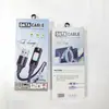 Caixa Retrátil de Três Cores, Embalagem de Cabo de Dados Dois-Para-Dois, Caixa Blister para Cabo de Carregamento de Cabeça Única, Caixa para Cordão de Celular