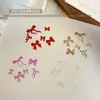 Accesorios de Arte de Uñas Mini Lazo de Moda Mezclados Otoño e Invierno Cinta Borgoña Lazo Melard 3D Decoración de Uñas