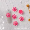 Arte de Unhas Rosto Sorridente Grande e Pequeno 3D Takashi Murakami Girassol Colorido Desenho Animado Celebridade da Internet Alívio Tridimensional Adesivos de Unha de Resina