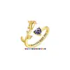 Anillo de Rosa Personalizado Elegante Europeo y Americano con 12 Piedras del Zodíaco 2026 Anillo Personalizado de Moda Versátil Estilo Lujo Ligero para el Temperamento de las Mujeres