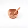 Suplemento Alimentar para Bebê Tigela Caracol, Tigela com Ventosa para Bebê, Conjunto de Colheres de Silicone, Utensílios Infantis, Louças para Comer e Alimentar Venda por Atacado