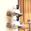 Estante de Almacenamiento con Adhesivo Trasero con Agujero Perforador de Pared Estante de Almacenamiento sin Perforaciones Bandeja para Cámara Soporte Interior